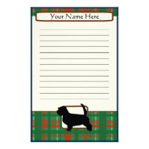 Kariertes Briefpapier des WeihnachtenPBGV Bedrucktes Büropapier