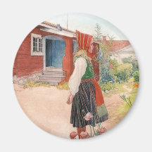 Karl Larsson - das Falun Zuhause Kühlschrankmagnet