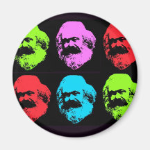 Karl- Marxcollage Magnete