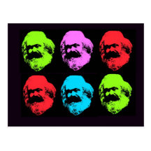 Karl- Marxcollage Postkarten