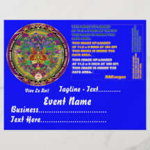 Karneval 8,5" x 11" Landschaft sieht bitte Anmerku Flyerdruck