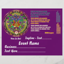 Karneval 8,5" x 11" Landschaft sieht bitte Anmerku Flyerdruck