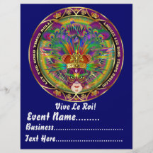 Karneval 8,5" x 11" Porträt sieht bitte Anmerkunge Flyer