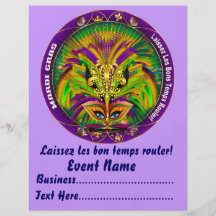Karneval 8,5" x 11" sieht bitte Anmerkungen an Flyerdesign