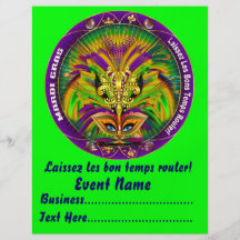 Karneval 8,5" x 11" sieht bitte Anmerkungen an Flyerdesign