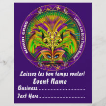 Karneval 8,5" x 11" sieht bitte Anmerkungen an Flyerdruck