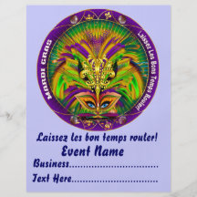 Karneval 8,5" x 11" sieht bitte Anmerkungen an Bedruckte Flyer