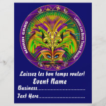 Karneval 8,5" x 11" sieht bitte Anmerkungen an Personalisierte Flyer