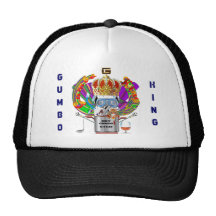 Karneval-Gumbo-König View Hints bitte Baseball Cap