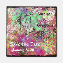 Karneval-Karnevals-Party oder Save the Date Magnet Magnets