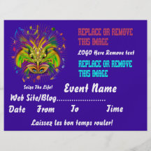 Karneval-Königin 8,5" x 11" Ansicht-Anmerkungen ge Flyer