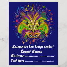 Karneval-Königin 8,5" x 11" Ansicht-Anmerkungen ge Flyer Druck