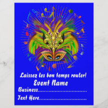 Karneval-Königin 8,5" x 11" Ansicht-Anmerkungen ge Flyer Druck