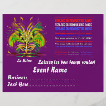 Karneval-Königin 8,5" x 11" sehen bitte Anmerkunge Personalisierte Flyer