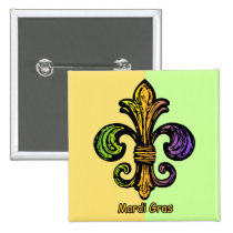 Karneval-Lilie buttons