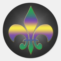 Karneval-Lilien-Aufkleber