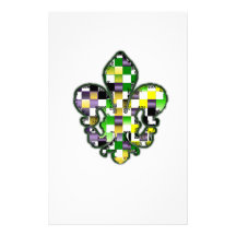Karneval Lilien-Flor New Orleans Individuelles Druckpapier