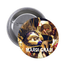 Karneval maskiert Knopf Anstecknadelbutton