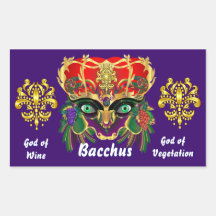 Karneval-Mythologiebacchus-Ansicht deutet bitte an Sticker