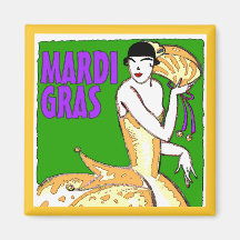Karneval-Plakat Kühlschrankmagnet