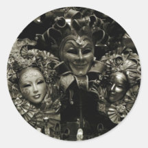 Karneval-Venedig-Karnevals-Maske Sticker