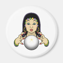 Karneval-Wahrsager Magnets
