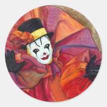 Karnevals-Clown Sticker