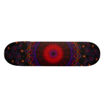 Karnevals-Mandala-Skateboard Skateboarddeck