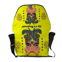 Karnevals-Maskerade-Komödien-Drama-Ansicht-Andeutu Kuriertasche