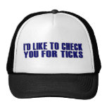 Karo Sie für Ticken Trucker Caps