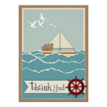 Karte 2 des Segeln-TY Individuelle Einladung