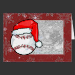 Karte - Baseball-Weihnachten karten