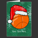 Karte - Basketball-Weihnachten karten