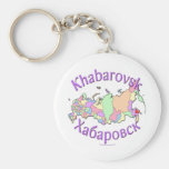 Karte Chabarowsks Russland Schlüsselanhänger
