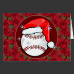 Karte - dekorativer Sankt-Baseball karten