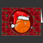 Karte - dekorativer Sankt-Basketball karten