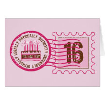 Karte der Geburtstags-Briefmarken-16