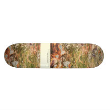 Karte der Luftaufnahme-1910 - Yellowstone National Personalisierte Skatedecks