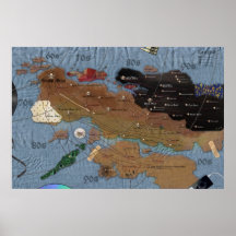 Karte des Metalls (zweite Ausgabe) Plakat