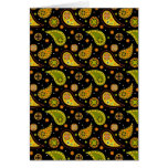 Karte Halloweens Paisley