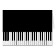 Karte - Klavier-Tastatur