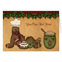 Karte-Lebkuchen Kakao
