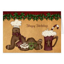Karte-Lebkuchen Weihnachtskarte