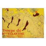 Karte:   Toulouse-Lautrec - Tanz-Truppe