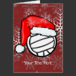 Karte - Volleyball-Weihnachten karten