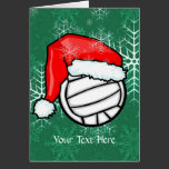 Karte - Volleyball-Weihnachten karten
