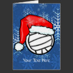 Karte - Volleyball-Weihnachten karten