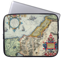 Karte von Palästina Laptop Sleeve Schutzhülle