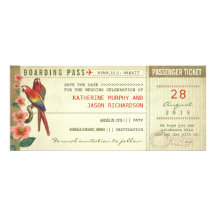 Karten des Boardingdurchlaufs Save the Date Individuelle Ankündigungskarte