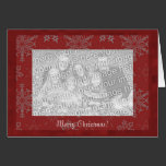 Karten-Schablone - Weihnachtsschneeflocken karten